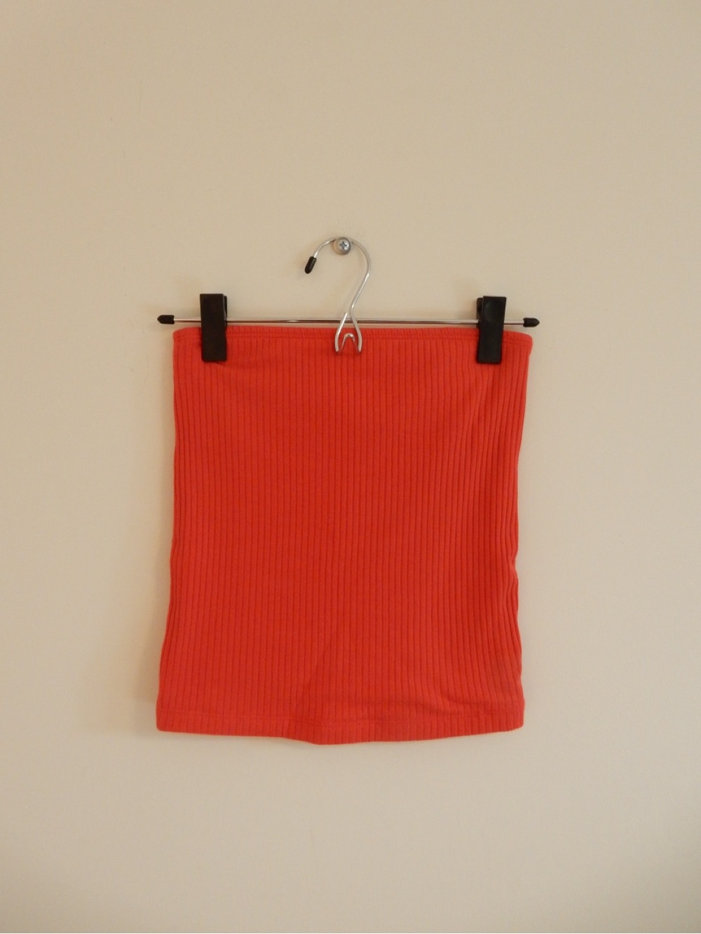 Old Navy Ribbed Tube Top - Orange Red